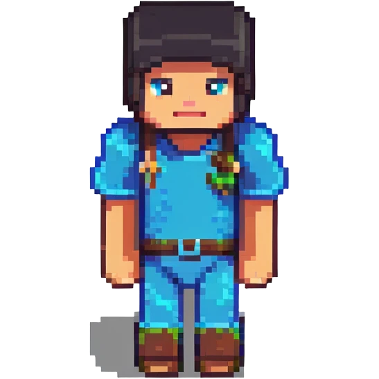 Minecraft blocky character emoji