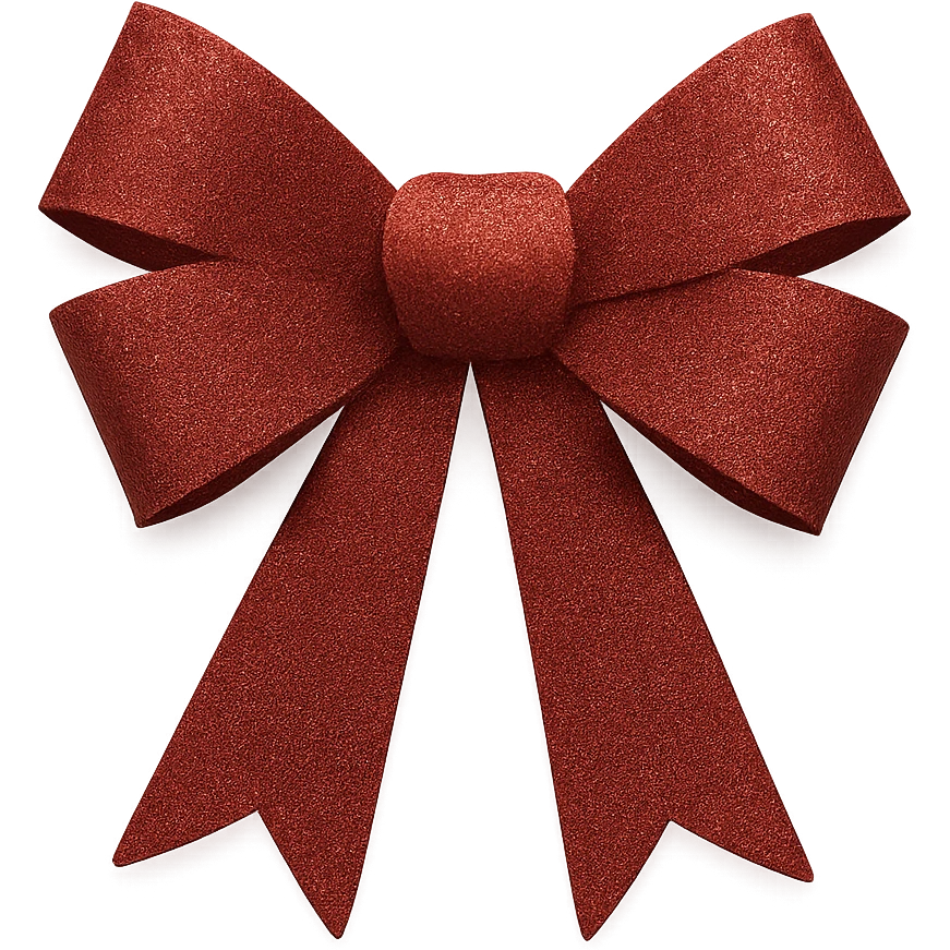 Christmas bow  , remove background emoji