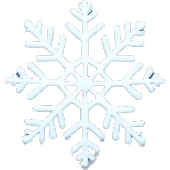 Cute Snowflake  emoji