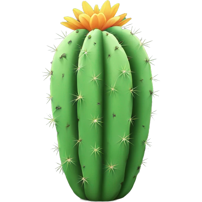 Cactus without flower emoji