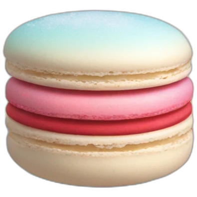 sunset snow Macaron emoji