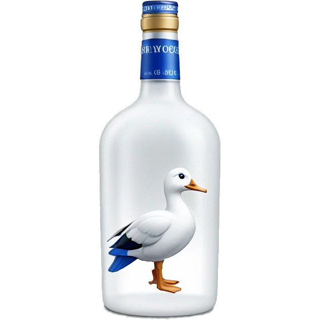 Grey goose liquor bottle emoji