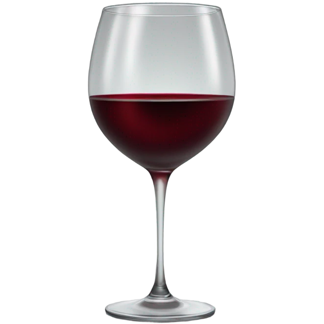 Wine glass emoji