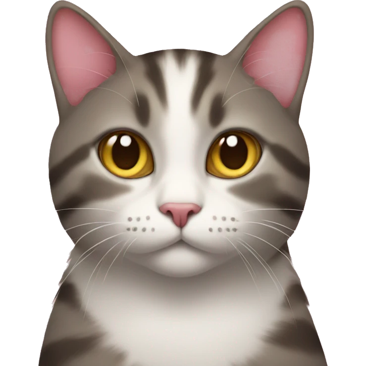 Cat with hearts emoji