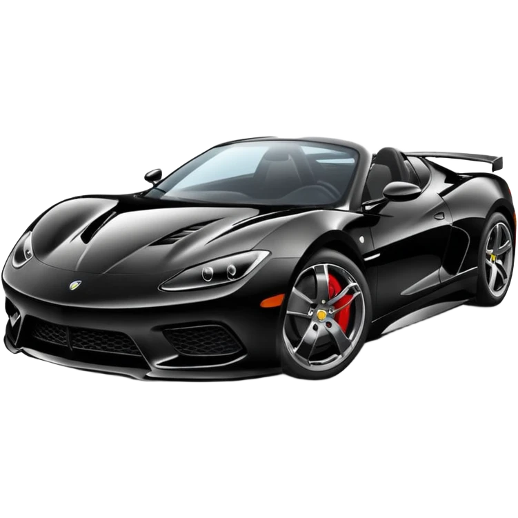 black sport car emoji