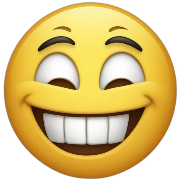 A mad face laughing  emoji