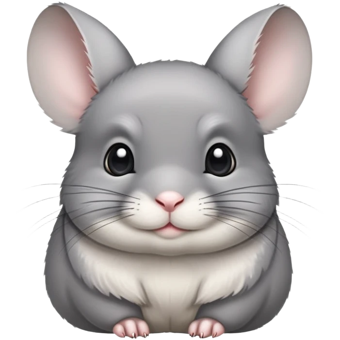 Cute wiking chinchilla emoji