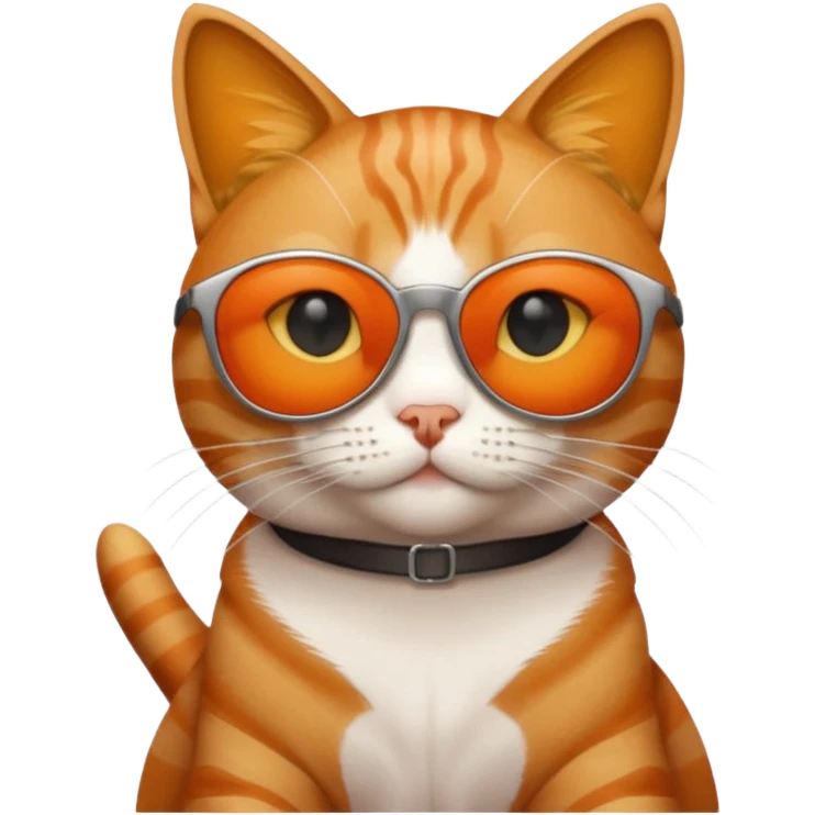 Cat wearing sunglasses emoji