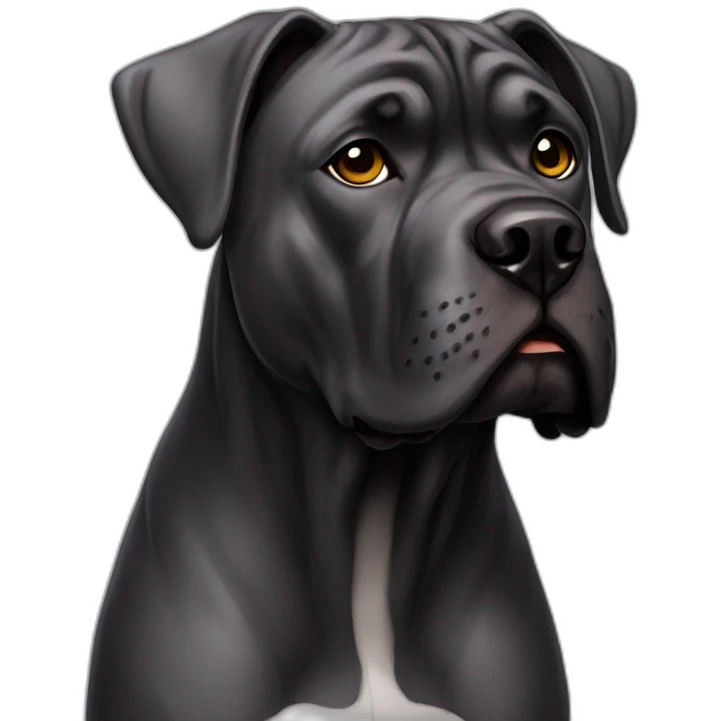 Dog Cane Corso full body emoji