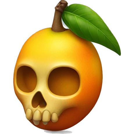 mango skull emoji