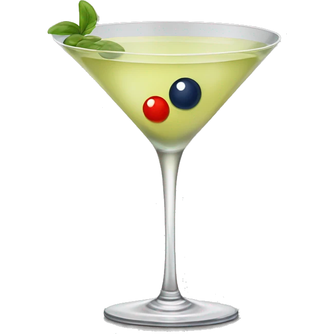 Martini in a tall glass emoji