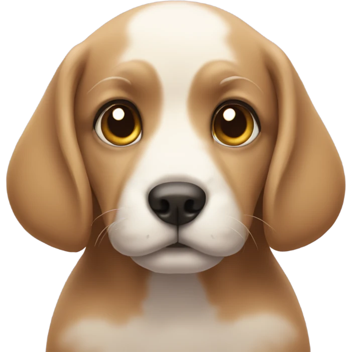 Heart with puppy eyes emoji