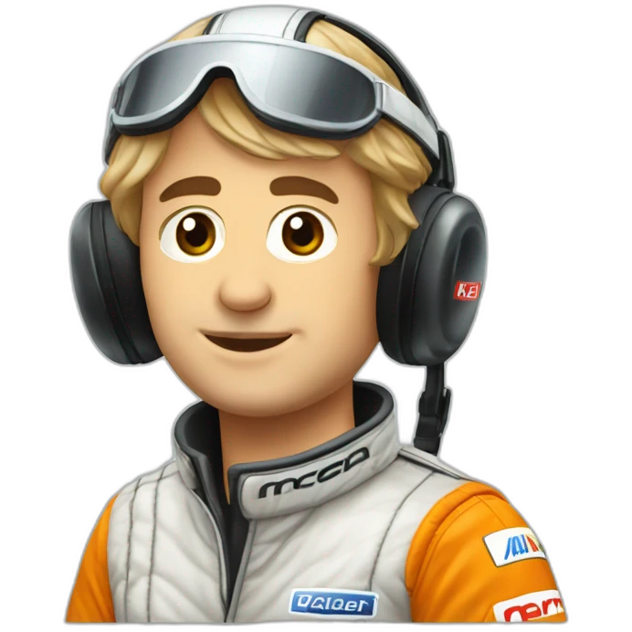 McLaren F1 driver  emoji