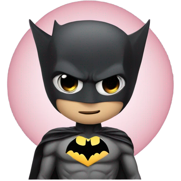 batman with à fond heart emoji
