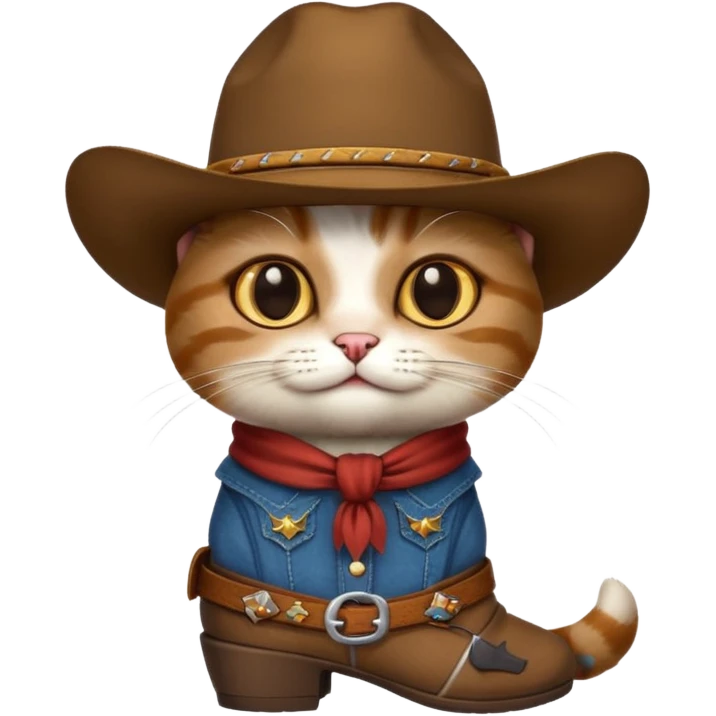 Gato vaquero emoji