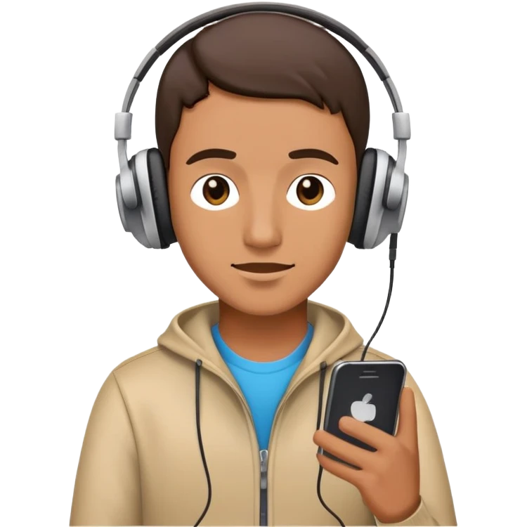 2010 music playlist with headphones and smartphone emoji