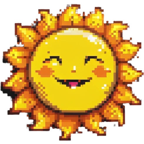 happy sun emoji