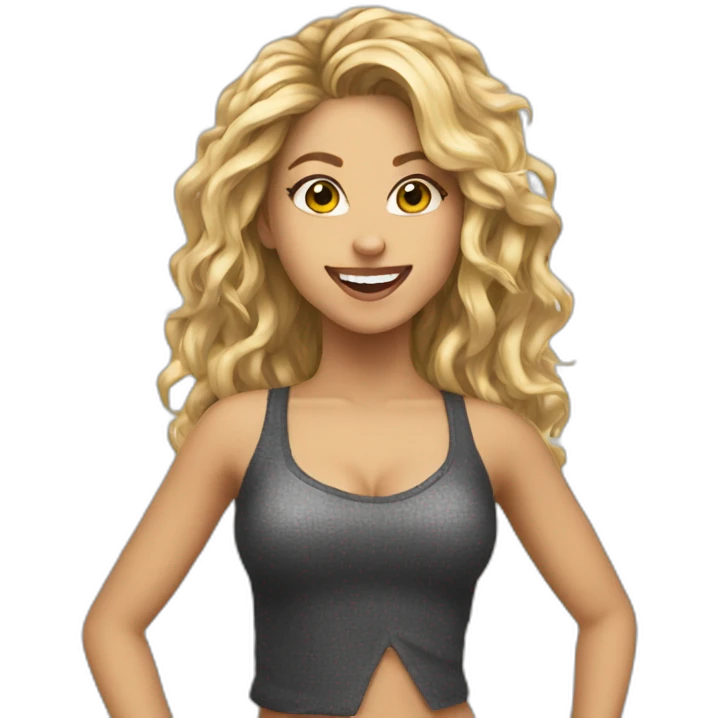 Shakira dancing funk emoji