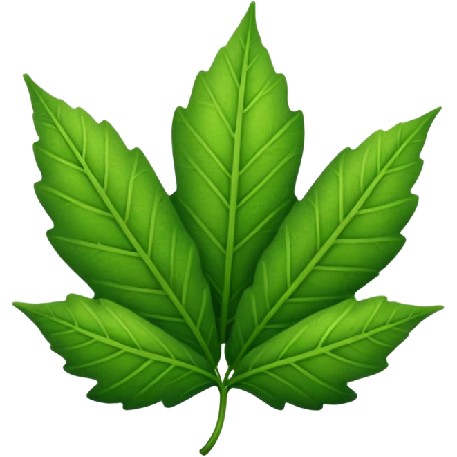 stick with leaf emoji