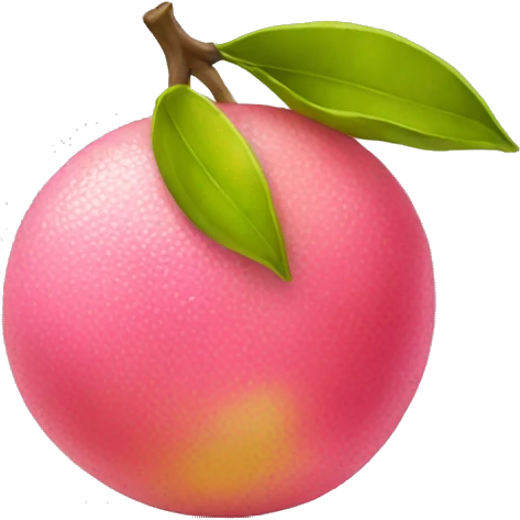 Pink lemon  emoji