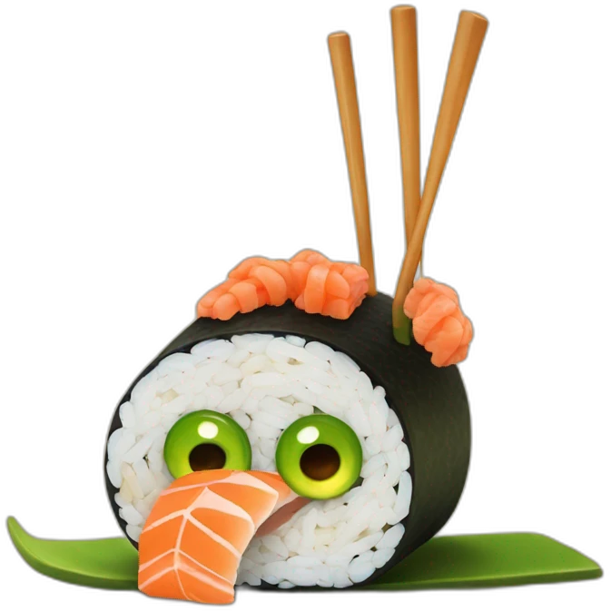 bug-eat-sushi emoji