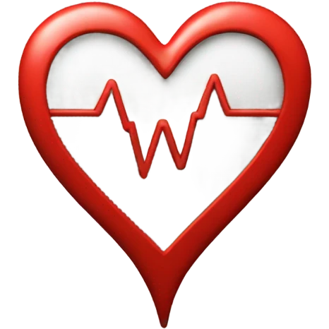 Tv static heart emoji