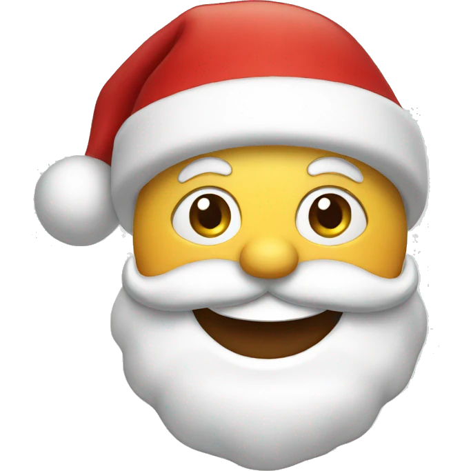 happy santa emoji