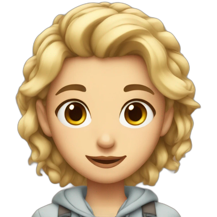 Anya Forger cute face emoji