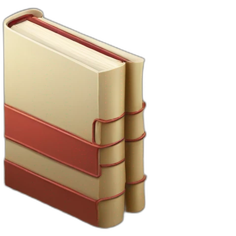 isometric book with text "how to make" on front cover emoji