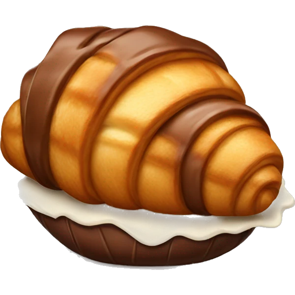 Croissant chocolat  emoji
