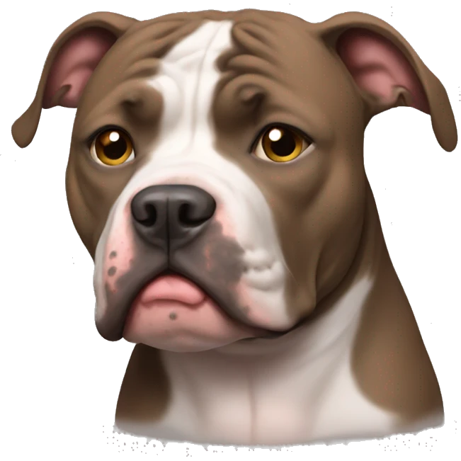 Pitbull sad emoji