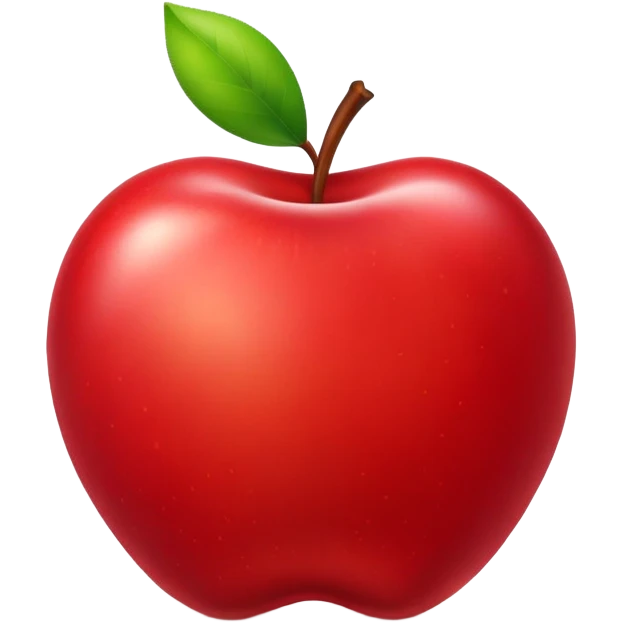 red apple emoji