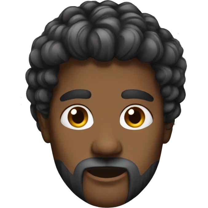 a single hair emoji