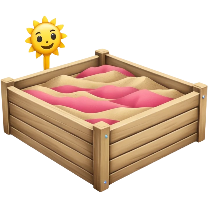 Sand box for children  emoji