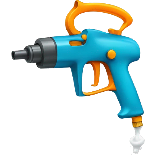 Spray paint gun emoji