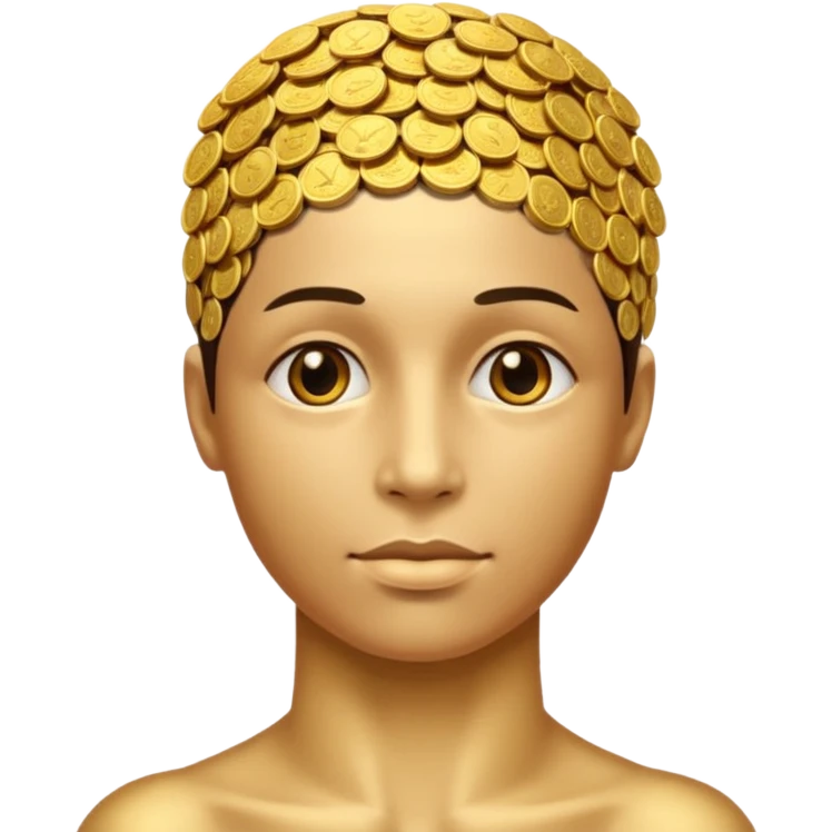 pessoa cabeça de dinheiro  emoji