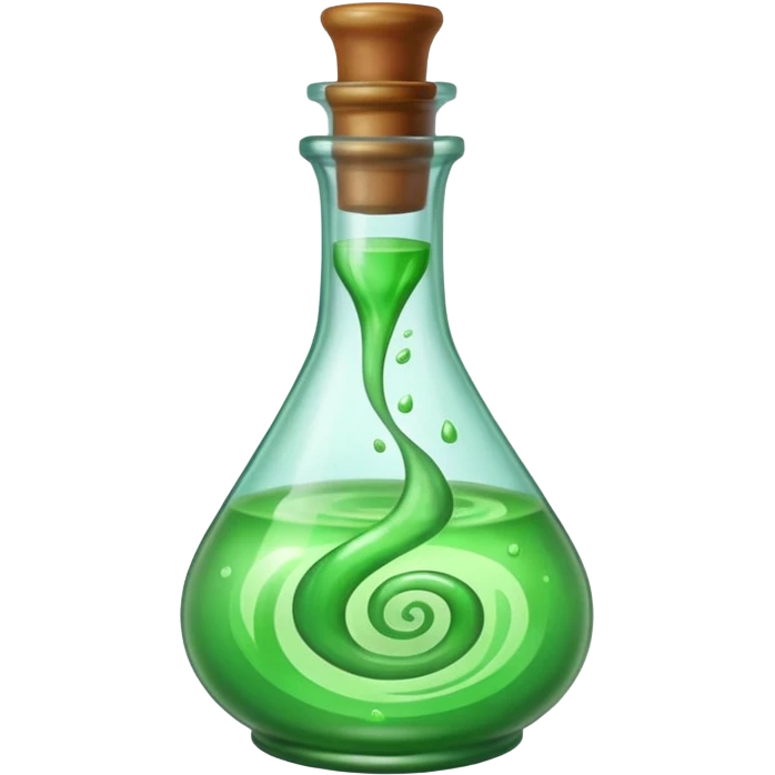 potion in a glass bottle  emoji