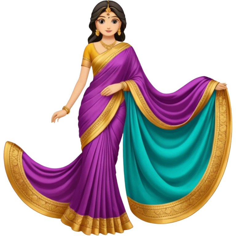 Sari with no human just the dress emoji