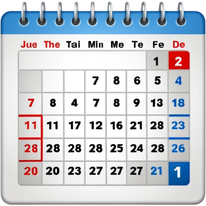 calendar emoji