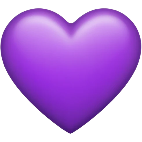 Beautiful purple heart with Sarah written on it emoji