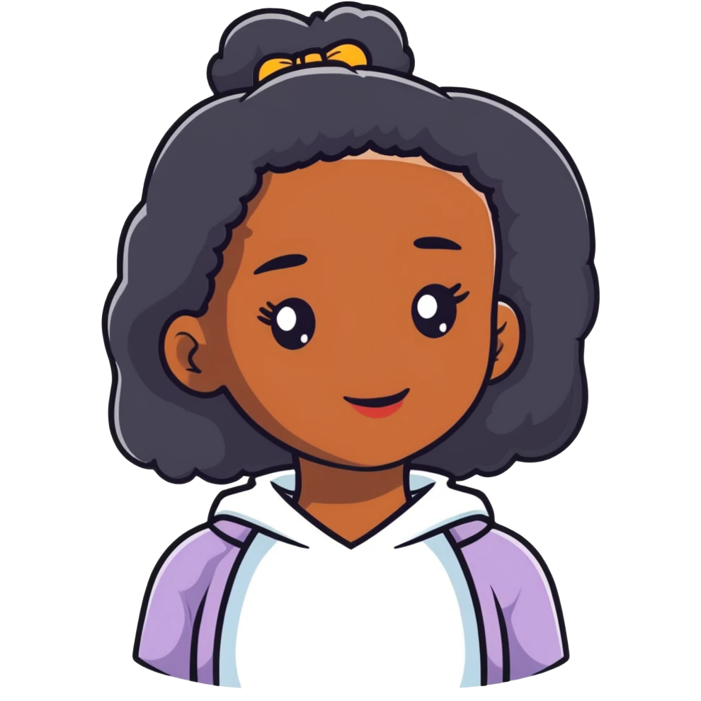 Black girl emoji
