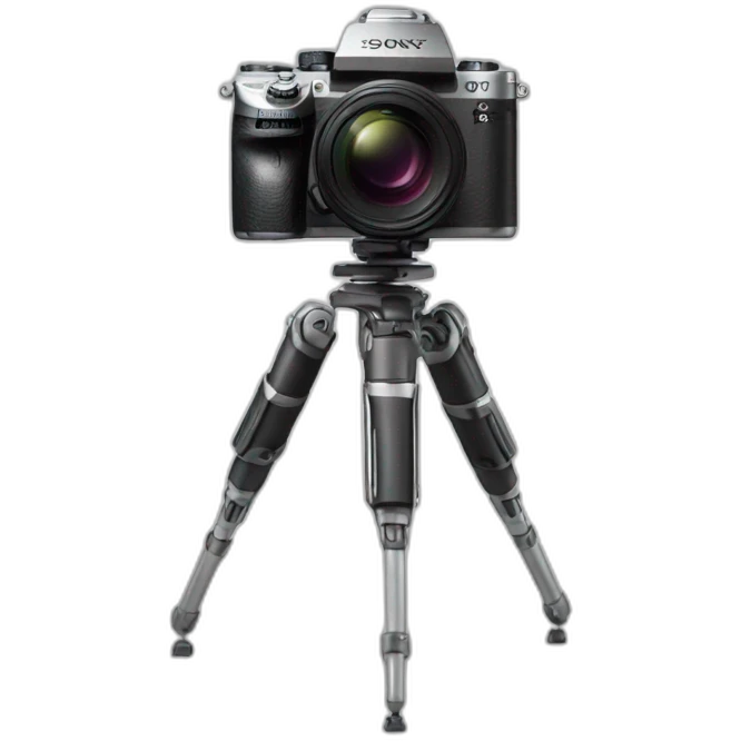 Sony camera on robot legs emoji
