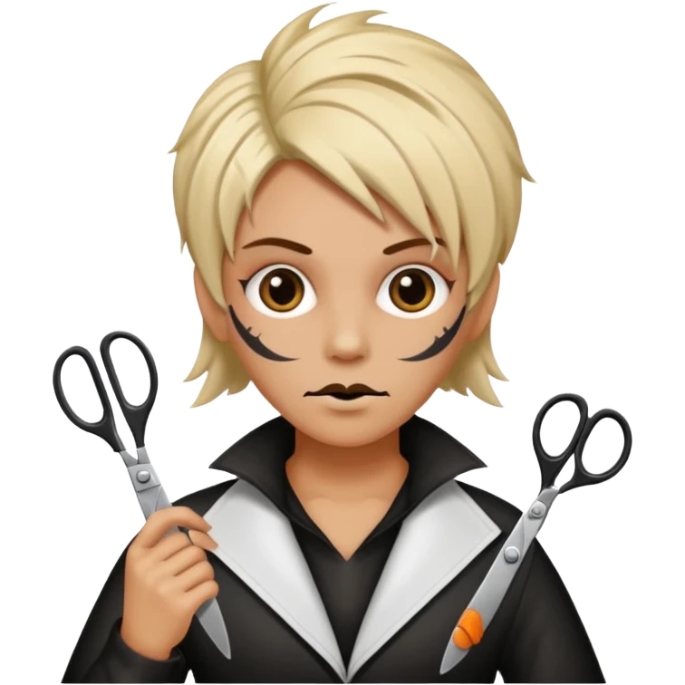 hairdressers nightmare halloween emoji