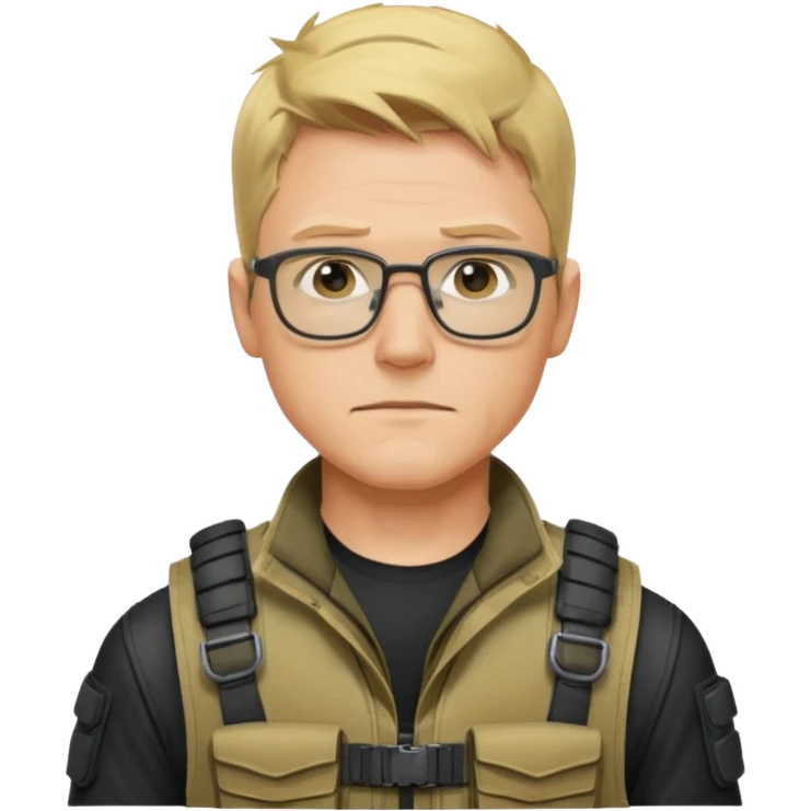 Hawkeye  Clint Barton with glasses 
 emoji