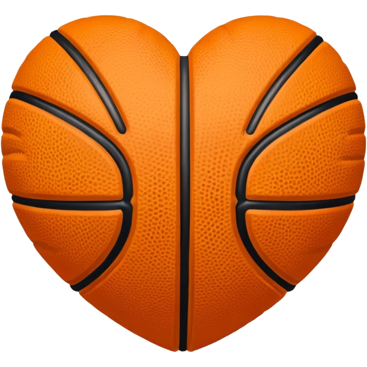 Basketball heart emoji