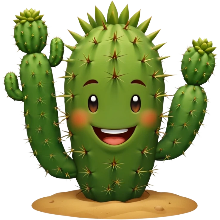 smiling cactus emoji