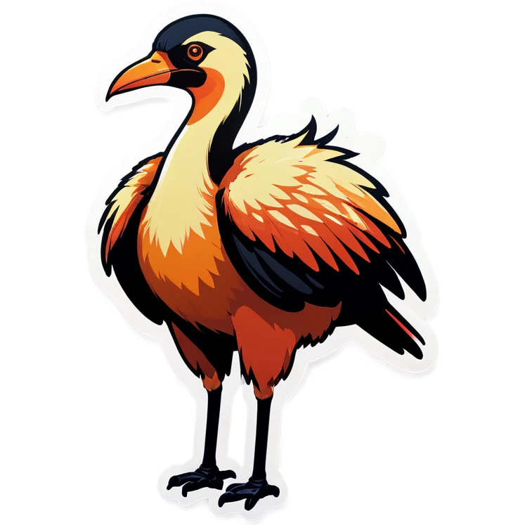 Giant Bird with Person on its back emoji