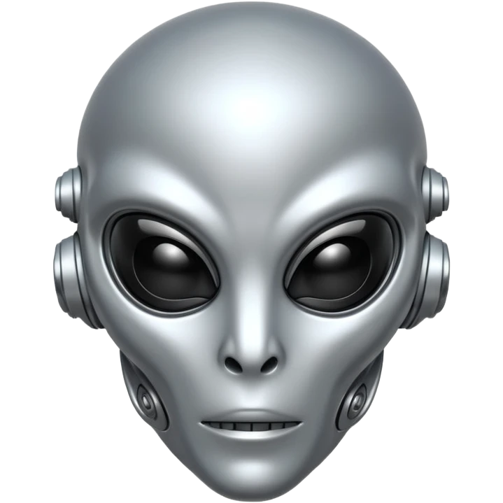 alien in cyborg emoji