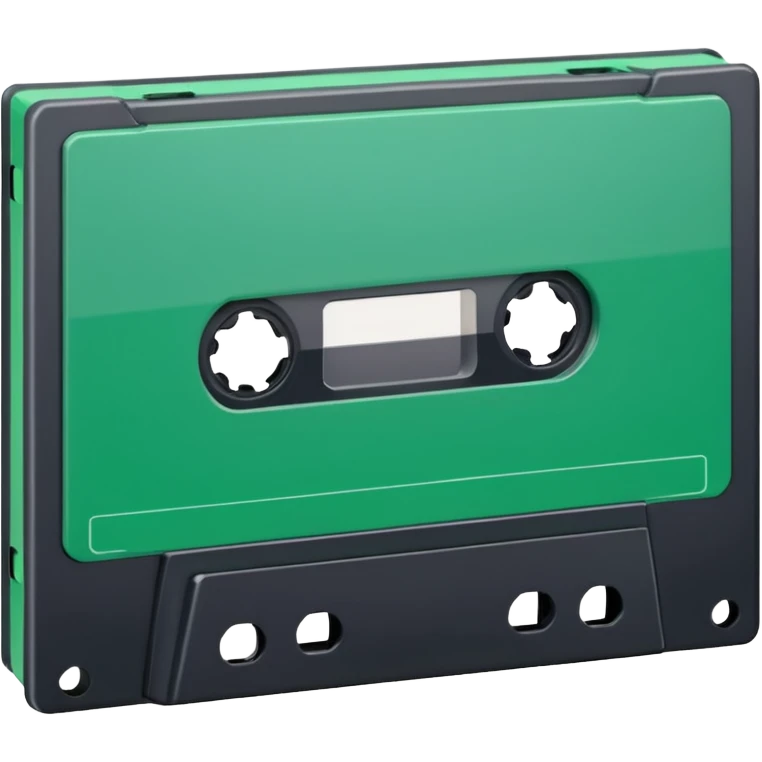 green video cassette emoji