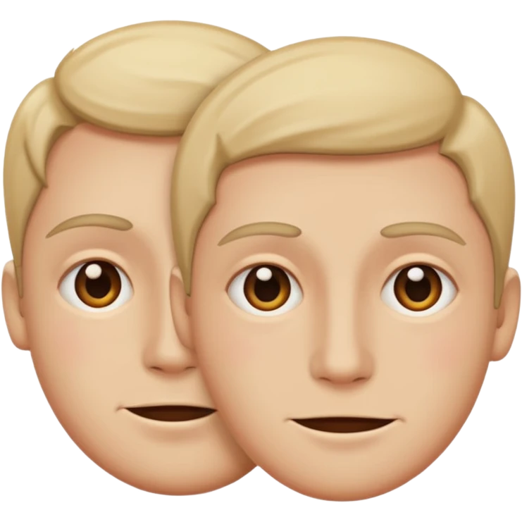 two face emoji